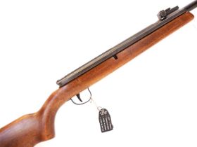 Webley Osprey .22 air rifle, 18.5inch barrel, serial number 12378. No licence required to buy this