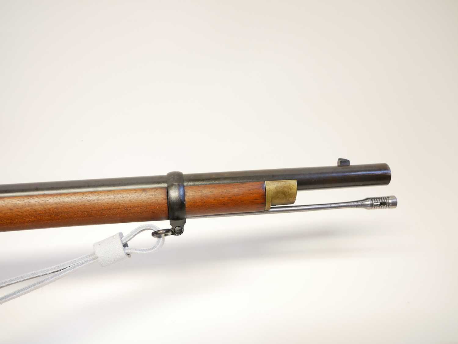 Enfield MkII* three band.577 Snider rifle, 36inch barrel fitted with bayonet lug and folding - Image 10 of 17