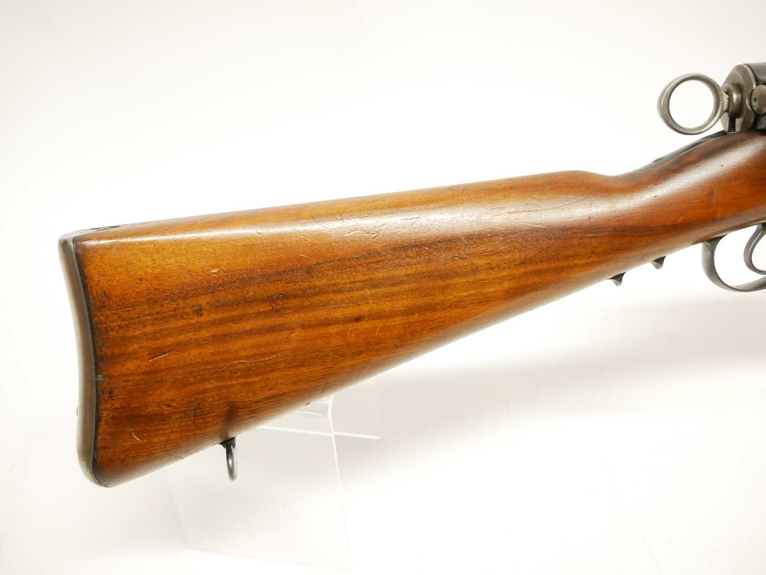 Schmidt-Rubin 7.5x53.5mm Kadett Model 1897 straight pull single shot rifle, 23 inch barrel with - Image 3 of 14