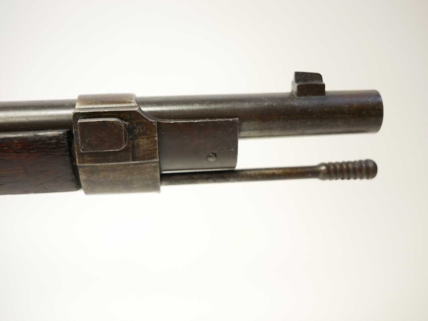 Mauser 1871 pattern 11x60R bolt action rifle, serial number 6770L, 33inch barrel secured by three - Image 9 of 20