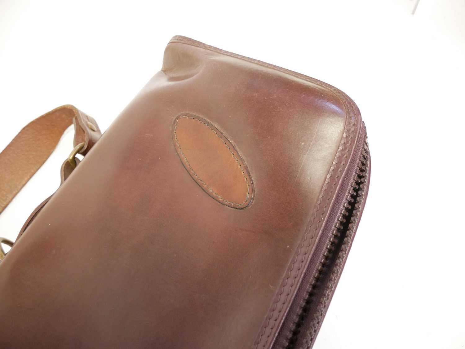 Good quality leather double gun slip 124cm overall length - Image 6 of 7