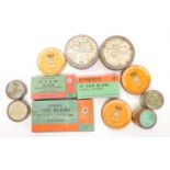 Collection of 32 S&W and .450 Kynock blanks, also two tins of No.1 Saloon blanks, two R. Joyce tins,
