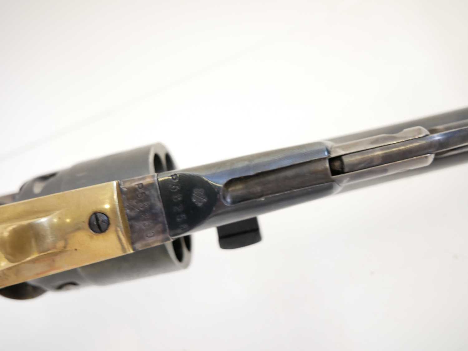 Deactivated Pietta copy of an 1860 pattern Colt army percussion .44 revolver, 8inch barrel, serial - Image 4 of 8