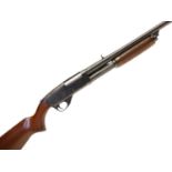 Stevens Model 67 Series E 12 bore pump action shotgun, 24 inch barrel fitted 1/4 choke, with folding