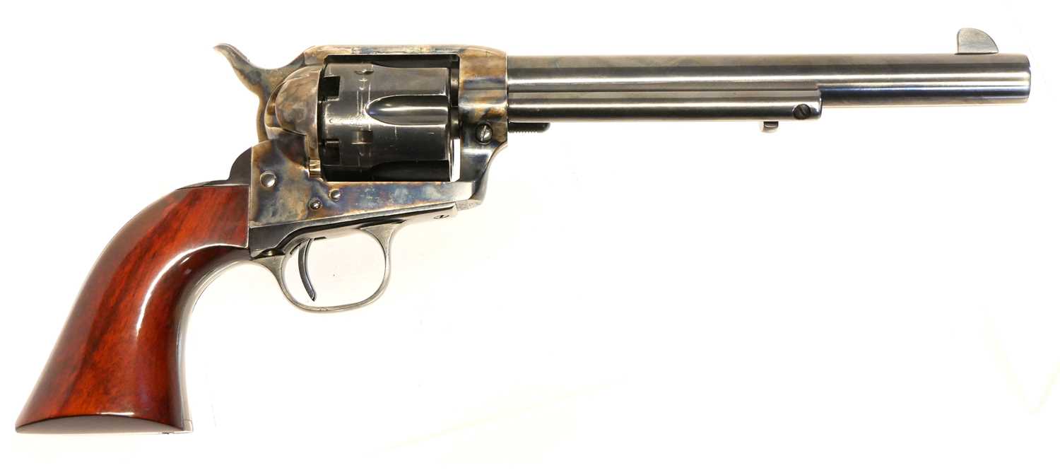 Uberti .44 percussion muzzle loading cattleman revolver, serial number UG0263, 7.5inch barrel,