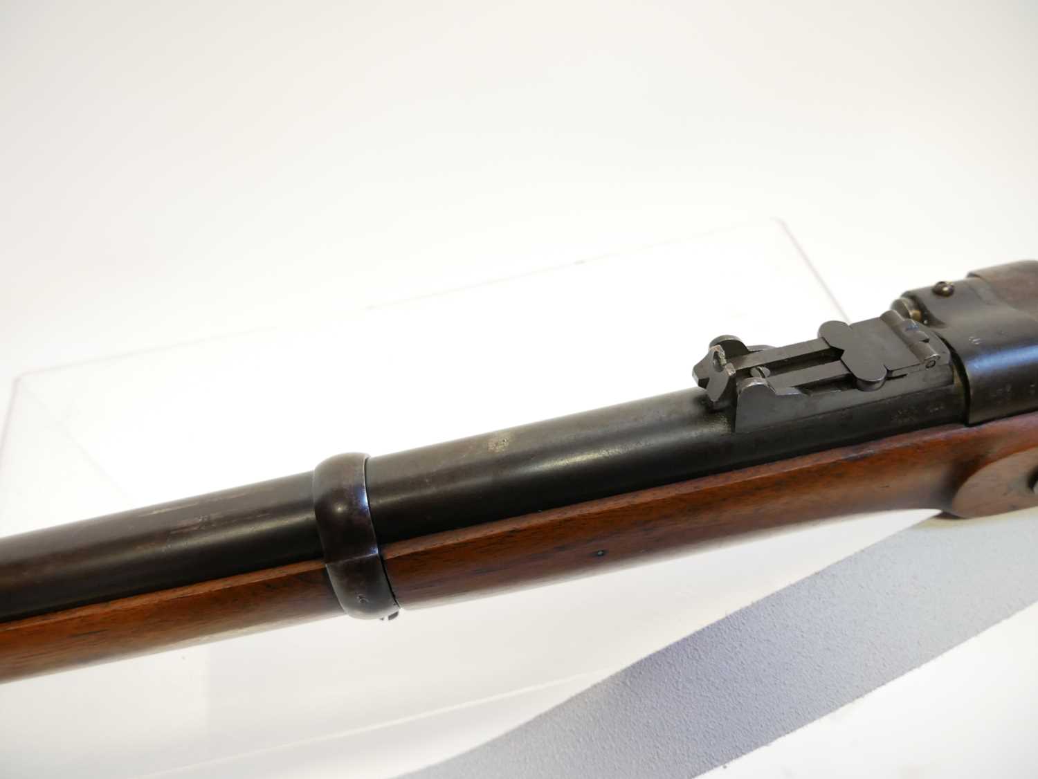 Enfield MkII* three band.577 Snider rifle, 36inch barrel fitted with bayonet lug and folding - Image 17 of 17