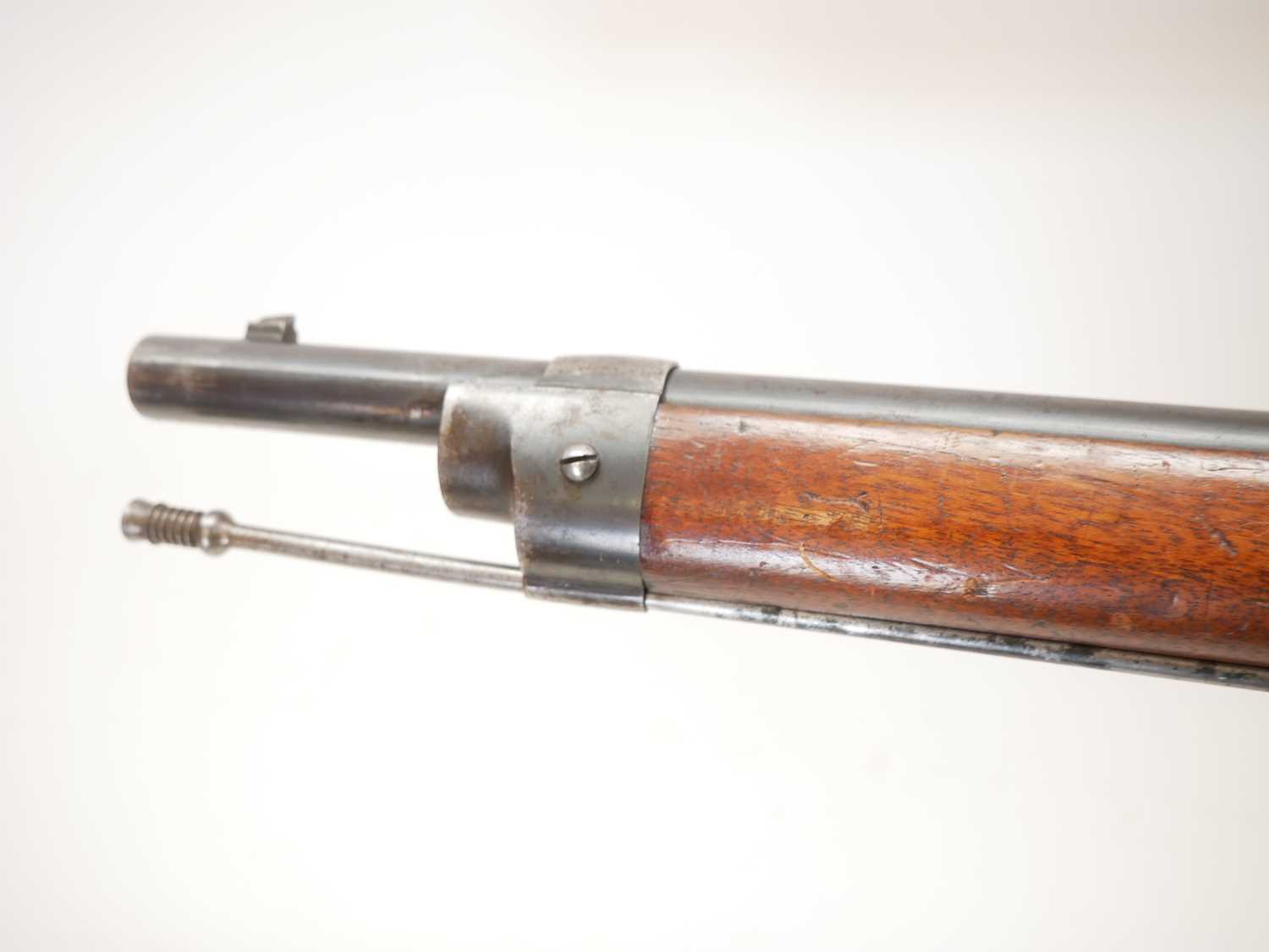 Swiss Vetterli M81 .41 Swiss centrefire bolt action rifle, 32inch barrel secured by one band and - Image 15 of 17