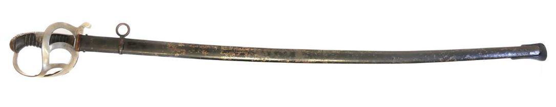 Prussian M1852 cavalry sabre, of small slender proportions probably for dress or walking out