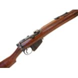 Lee Enfield MkI*** SMLE .303 bolt action rifle, serial number T4398, the bolt renumbered to the gun,