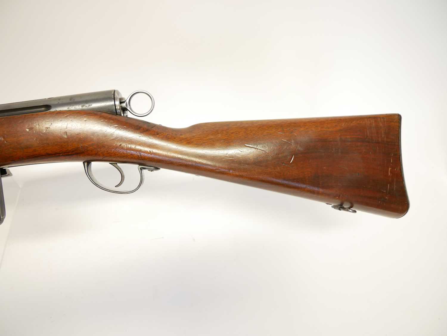 Schmidt Rubin 1889 7.5x 53.5mm straight pull rifle, matching serial numbers 30639, with 30" - Image 11 of 17