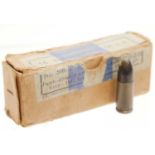 Sixteen original inert German Third Reich 9mm Parabellum cartridges with steel cases; in their