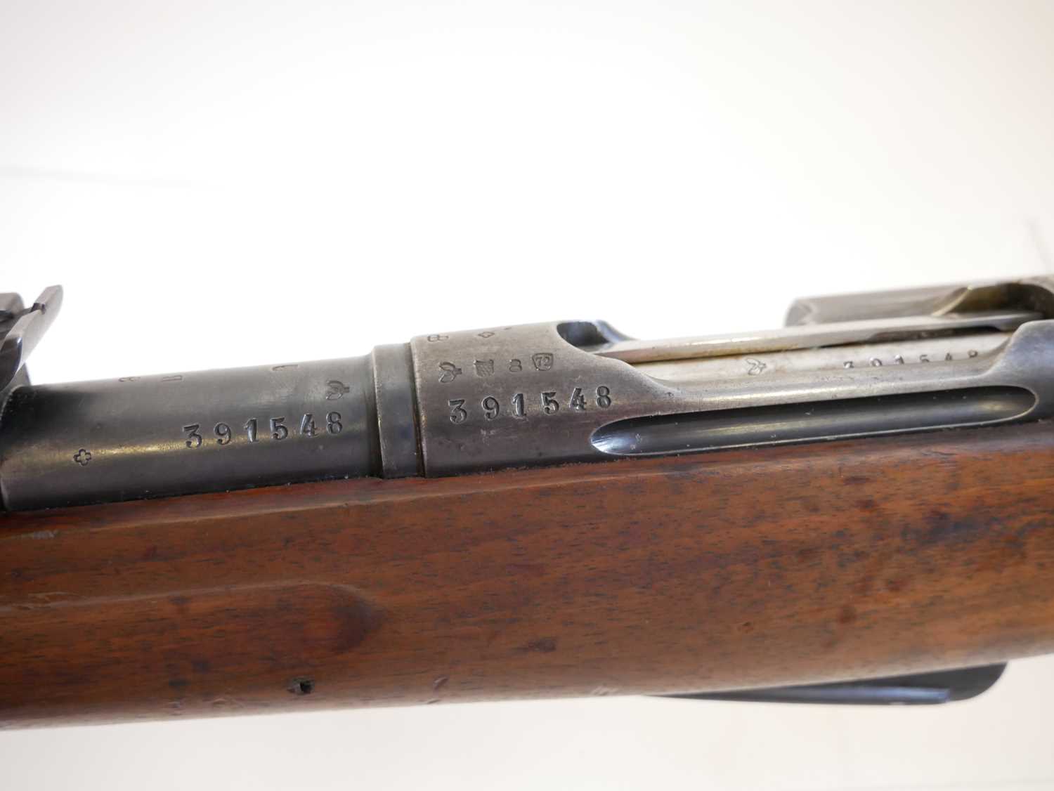 Schmidt Rubin 1911 7.5mm straight pull rifle, LICENCE REQUIRED - Image 12 of 14