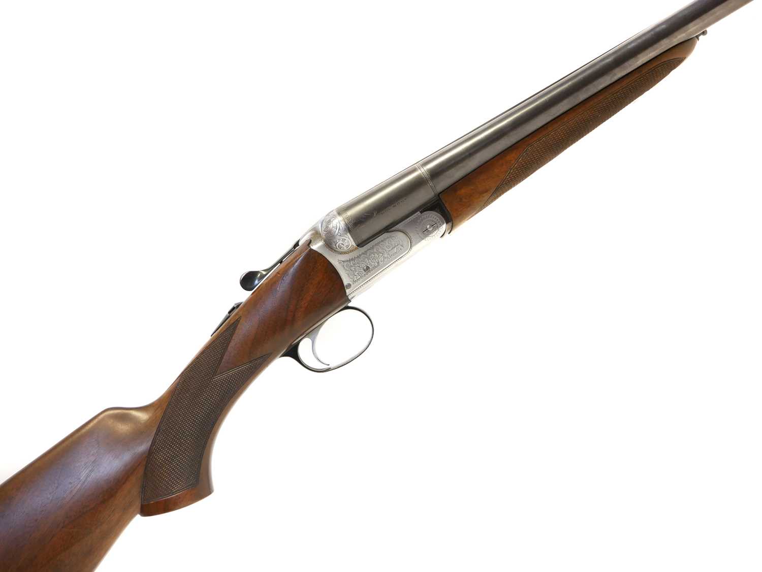 Beretta 12 bore side by side Model 626E shotgun, serial number A40366A, 28inch barrels with half and
