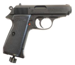 Walther PPK/S Umarex .177 BB CO2 air pistol, serial number 13B01834, with one magazine. No licence