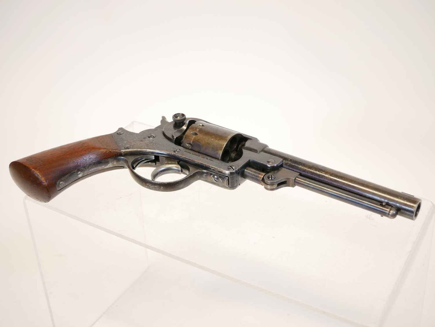 Starr Arms .44 model 1858 percussion double action revolver, serial number 8269 to cylinder only, - Image 2 of 14