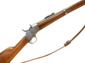 Danish Remington 11.7x51R M.1867 rolling block rifle, serial number 60055, 35inch barrel secured