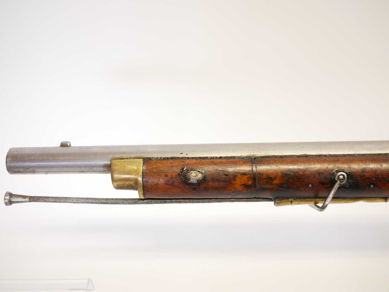 Percussion P42 .750 musket, 39inch sighted barrel, the lock stamped with a crown and VR over Tower - Image 18 of 19
