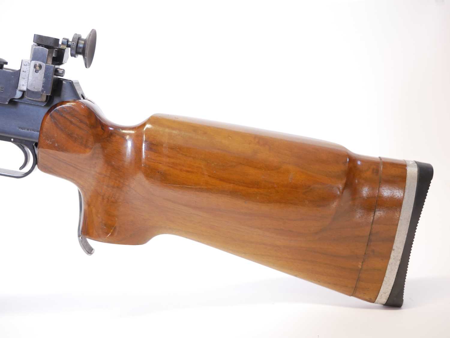 BSA International .22lr Martini target rifle, serial number FG0963, 28 inch barrel, fitted with - Image 8 of 12