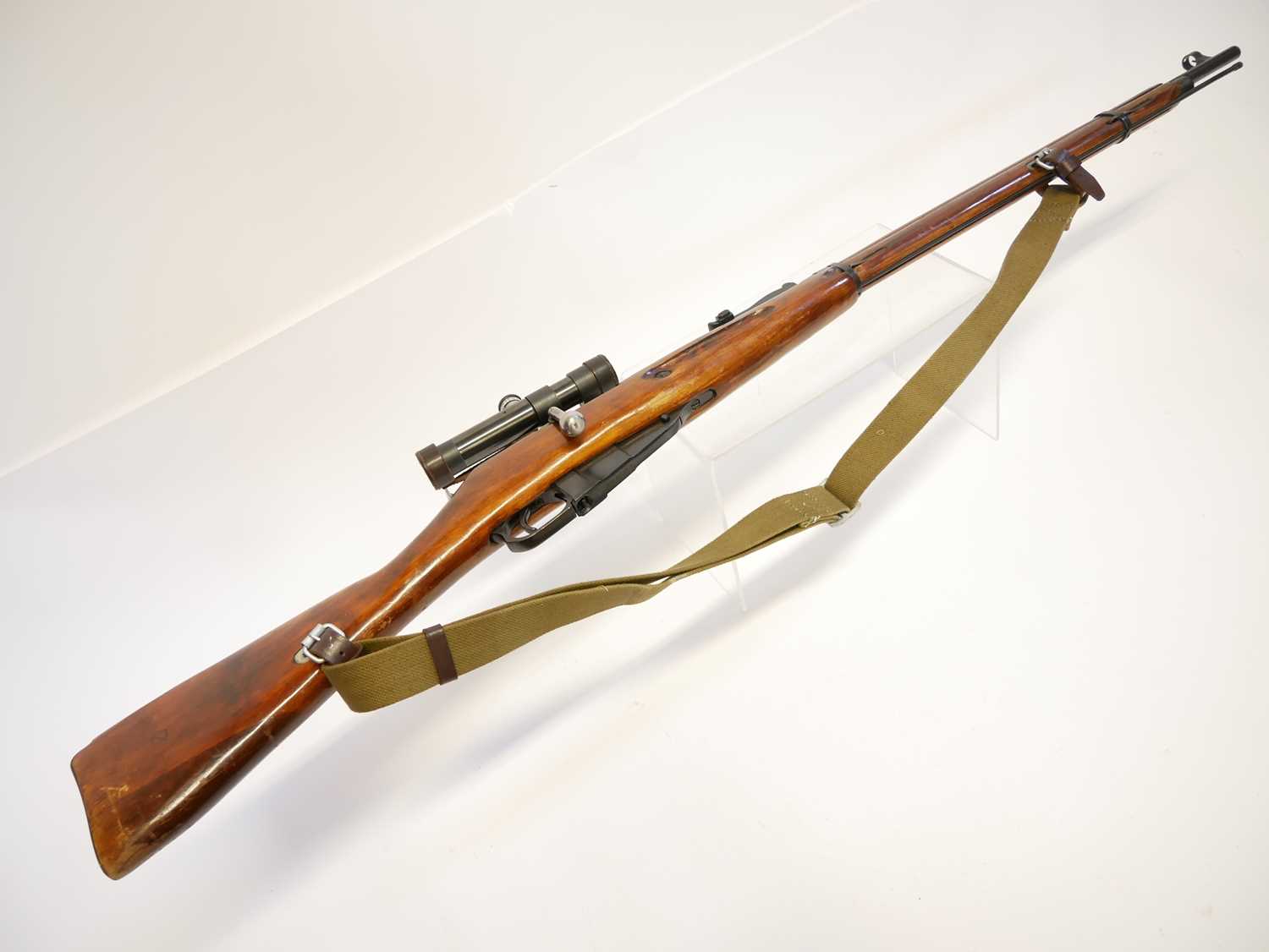 Izhevsk Mosin Nagant 7.62x54R bolt action rifle built up to be a sniper rifle, serial number K3181 - Image 12 of 19