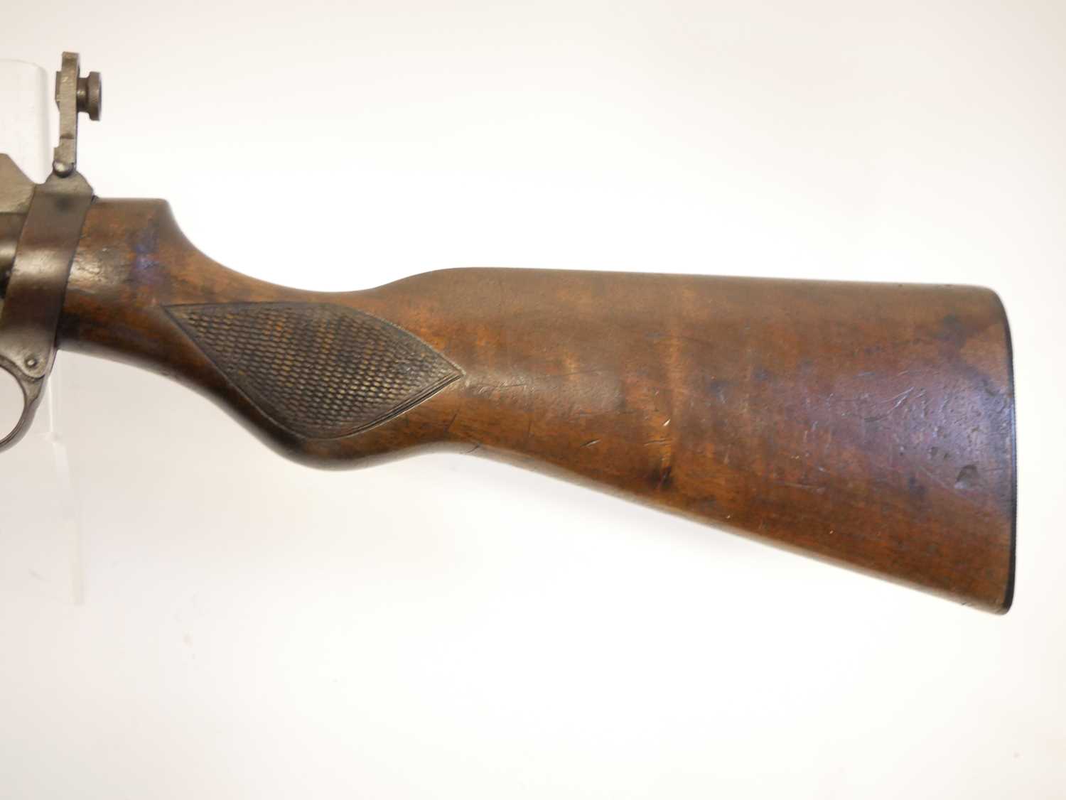Webley and Scott Service Air Rifle MkII .22 calibre, the barrel linkages in need of repair, 25inch - Image 11 of 17