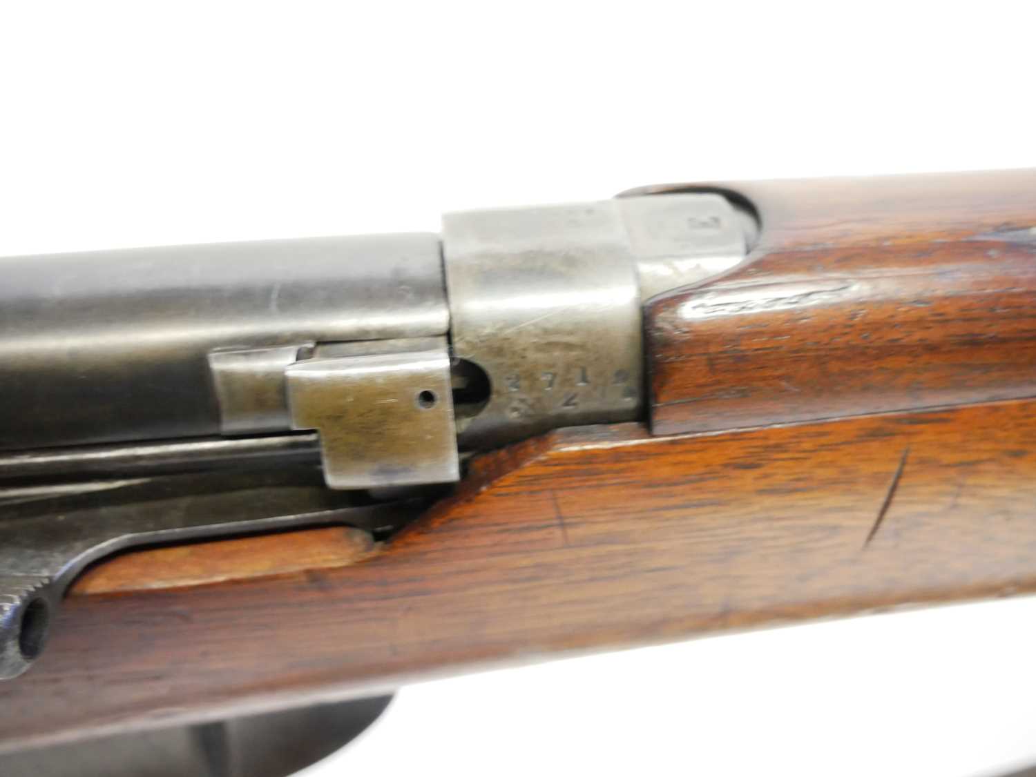 Long Lee Enfield .303 bolt action rifle, serial number 2719, 30 inch barrel with folding ladder - Image 7 of 20