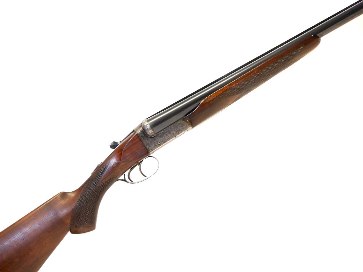 I.M. Crudgington of Bath 12 bore side by side shotgun, serial number 1400, 30 inch barrels with 3"