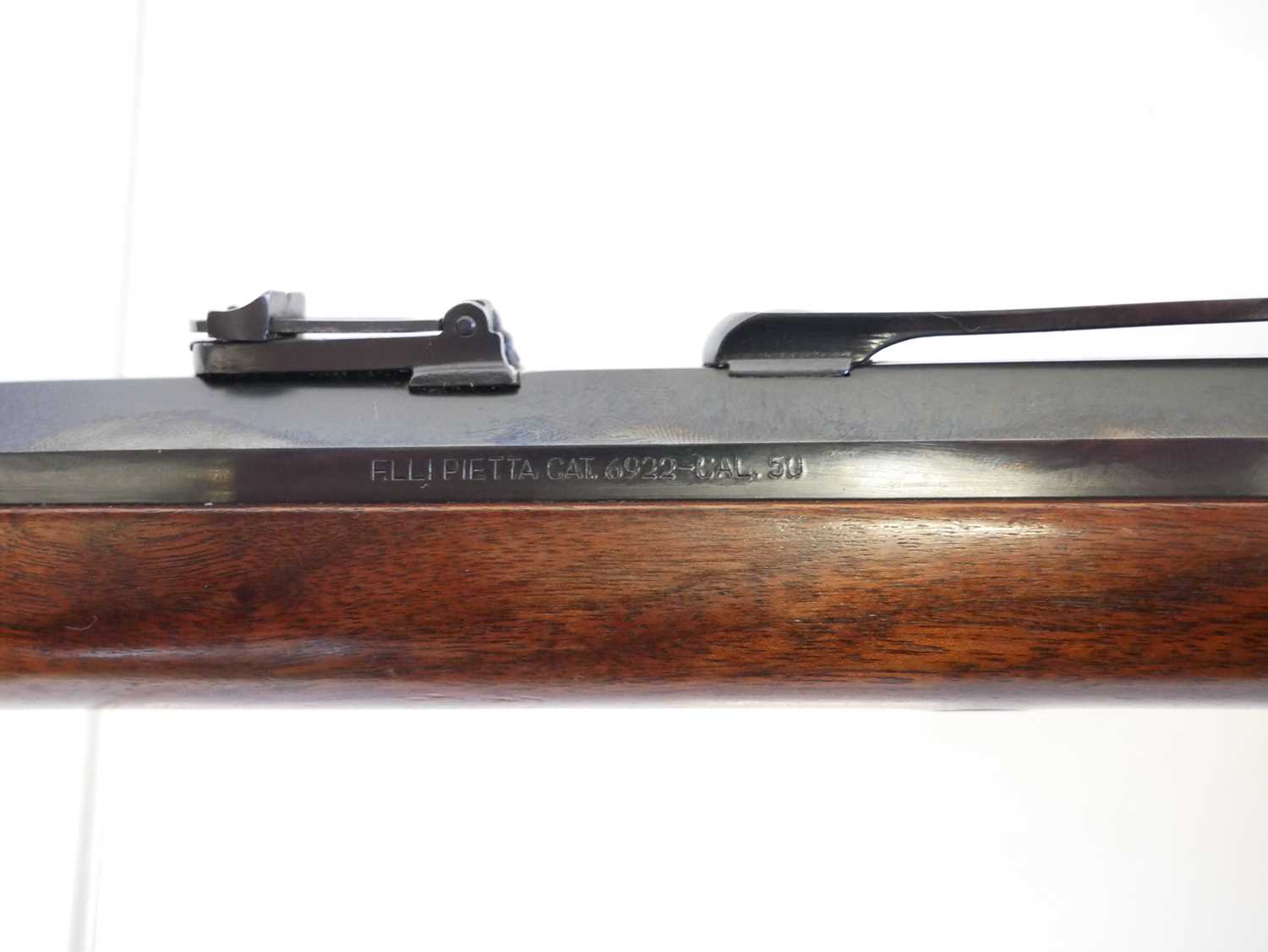 Pietta .50 cal Percussion capping breech loading Smith's carbine, serial number 3785, 21.5inch - Image 11 of 12