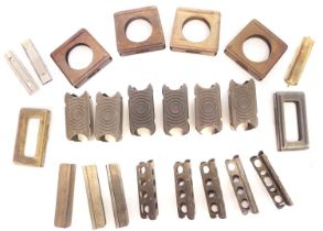 Collection of rifle clips, to include four Gew.88 clips, six M1 Garand clips, three Mosin Nagant