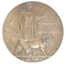 WWI Memorial plaque for Edward Sherard