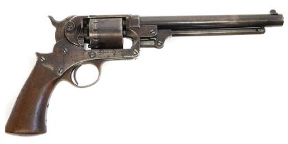Starr Arms .44 model 1863 percussion single action revolver, serial number 38484 to cylinder only
