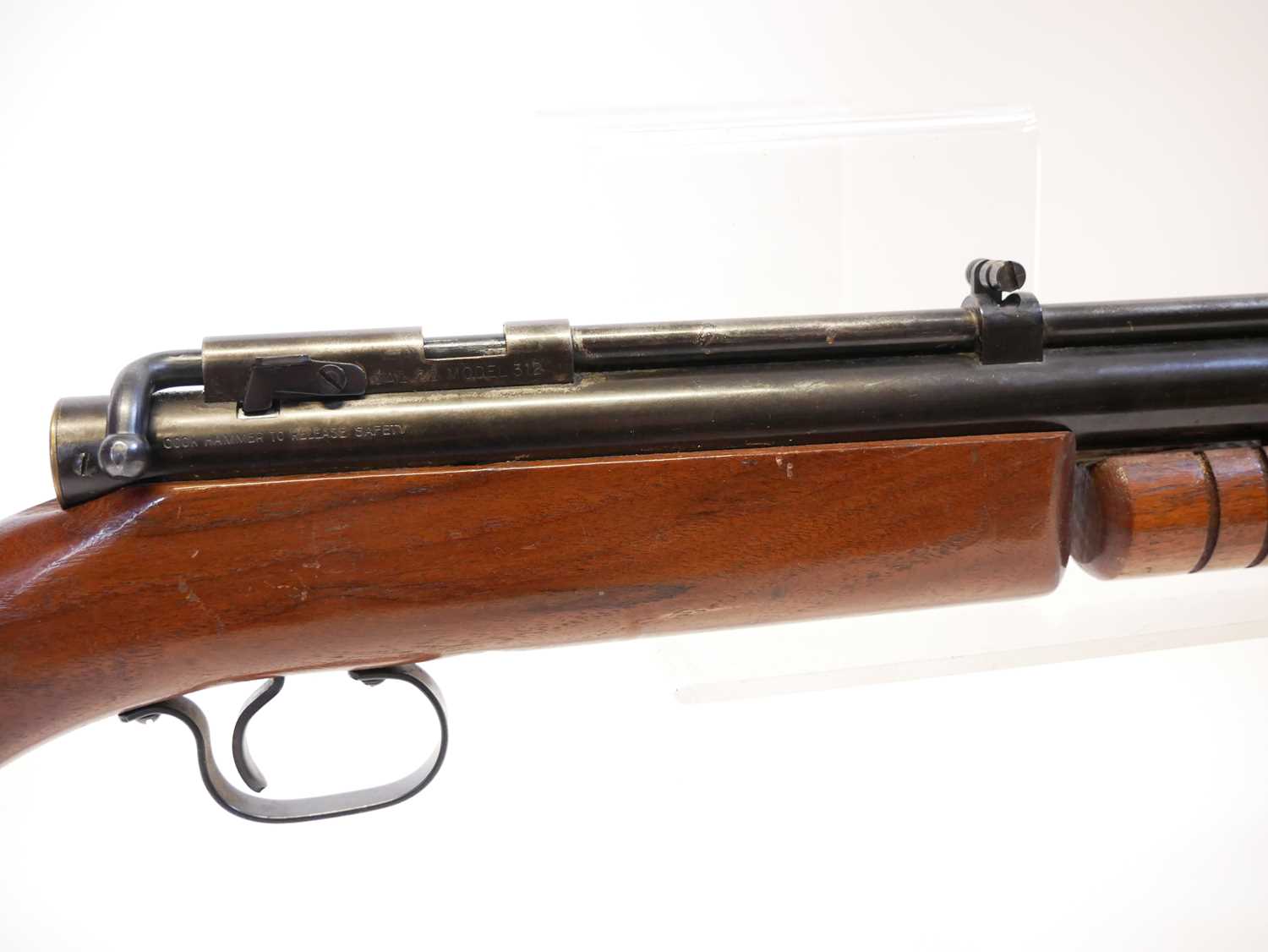 Benjamin Franklin .22 Model 312 pump up air rifle, serial number H357175, 19 inch sighted barrel. No - Image 4 of 13