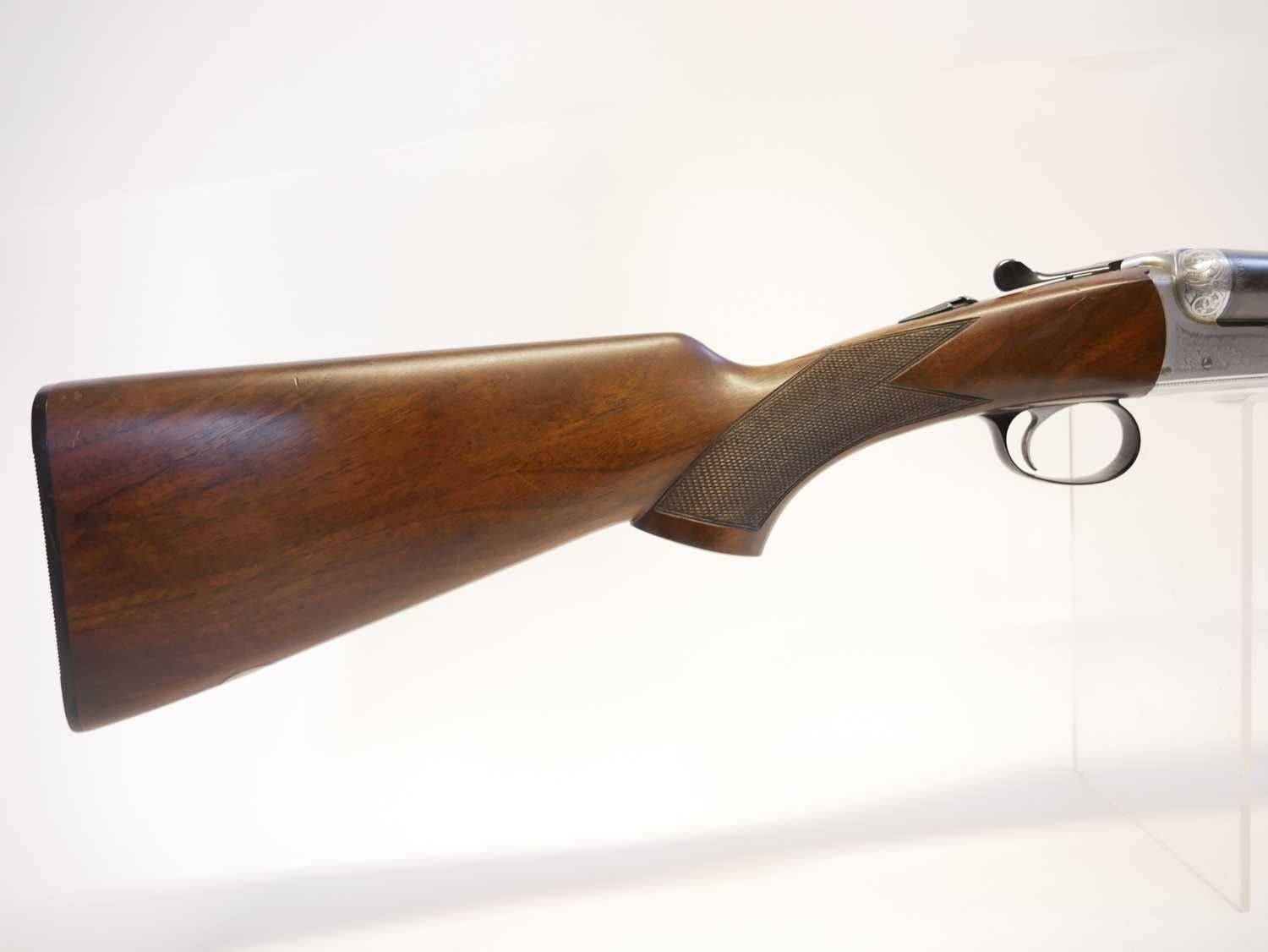 Beretta 12 bore side by side Model 626E shotgun, serial number A40366A, 28inch barrels with half and - Image 3 of 15