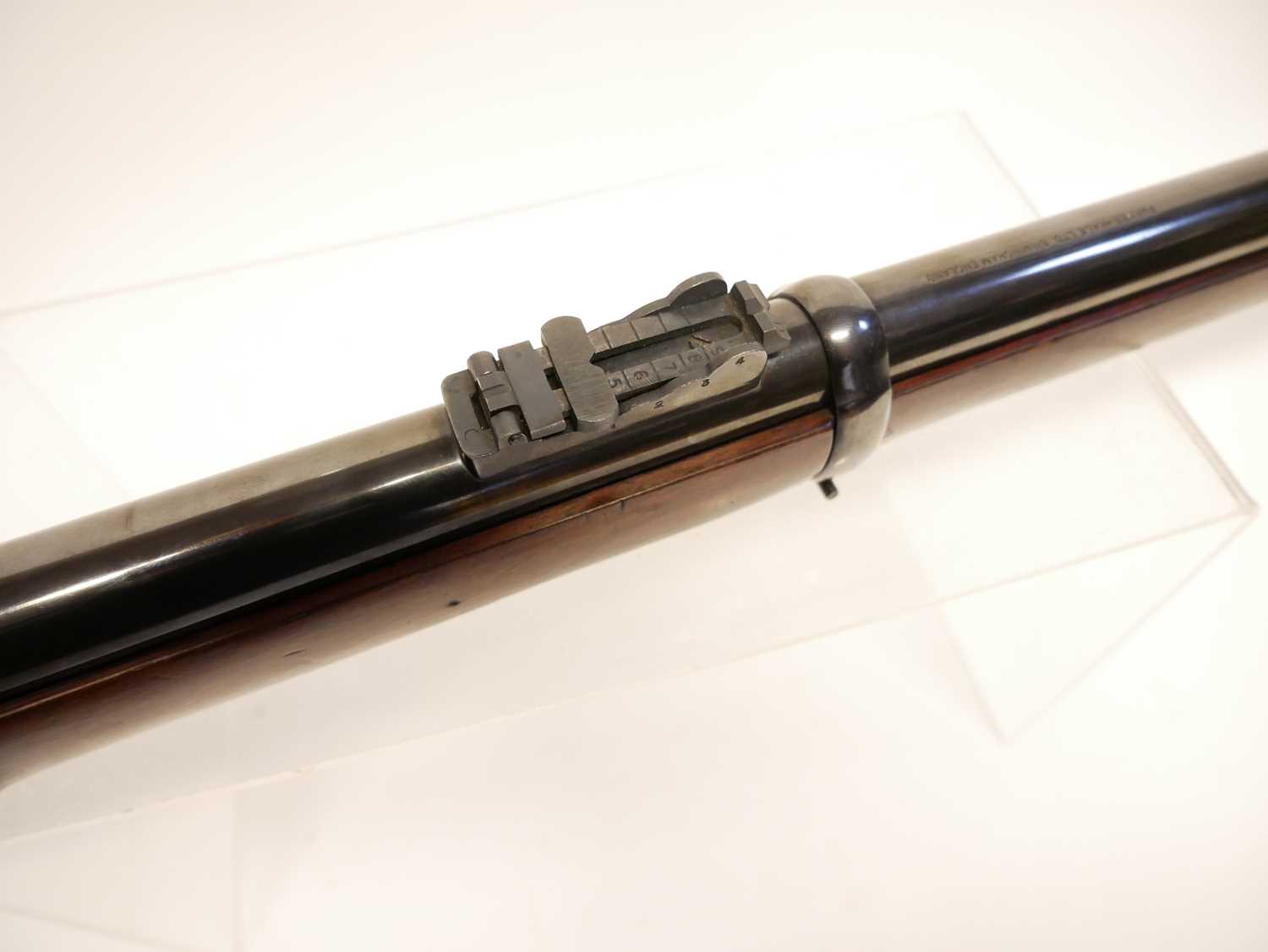 Parker Hale percussion muzzle loading .577 / .58 rifle, serial number 5214, 33 inch barrel with five - Image 7 of 11