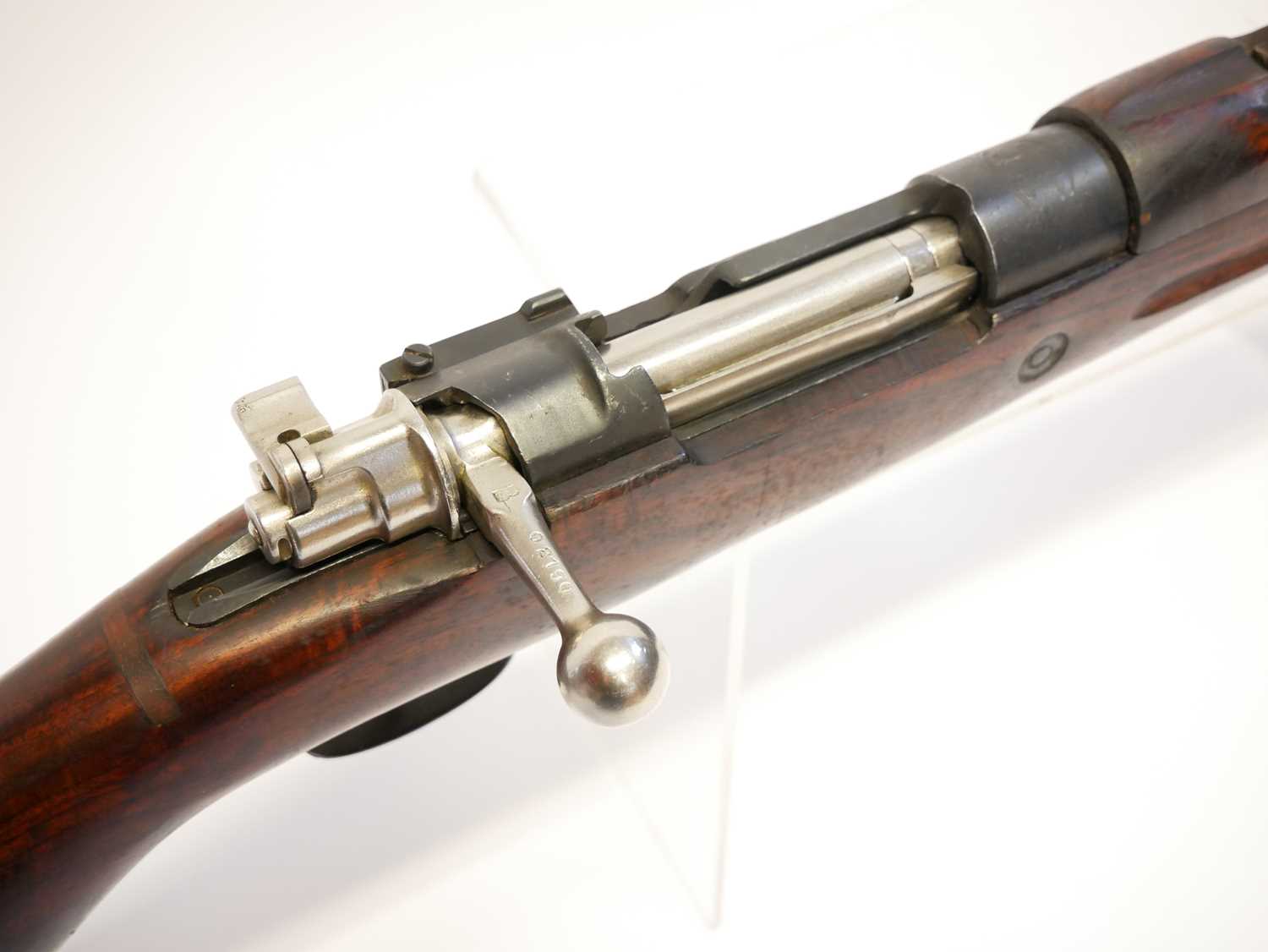 Belgian FN made Mauser .30-06 bolt action rifle, serial number 24953, the bolt with mismatched - Bild 5 aus 17