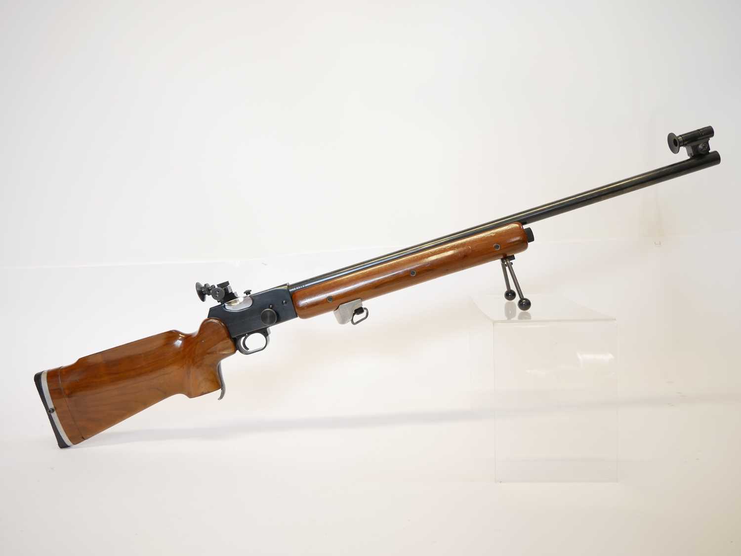 BSA International .22lr Martini target rifle, serial number FG0963, 28 inch barrel, fitted with - Image 2 of 12