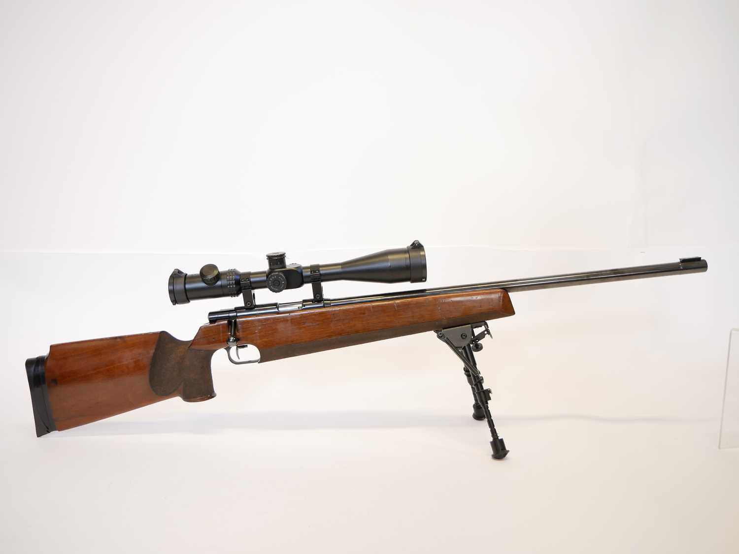 Anschutz .22 Model Match 54 bolt action rifle, serial number 111294, 26inch heavy profile barrel, - Image 8 of 12