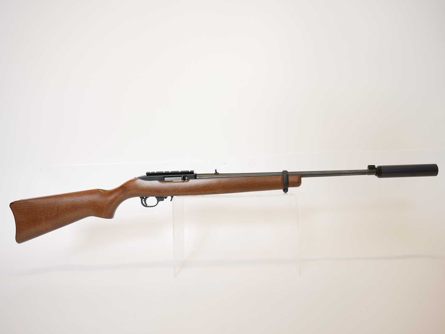 Ruger 10-22 .22lr semi auto rifle and moderator, serial number 356-73813, 16.5inch barrel fitted - Image 2 of 11