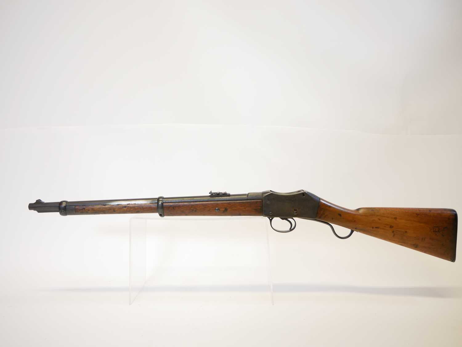Enfield Martini Henry 577/450 Cavalry Carbine IC1, with 20.5 inch barrel (saw cut to the breech) - Image 17 of 18