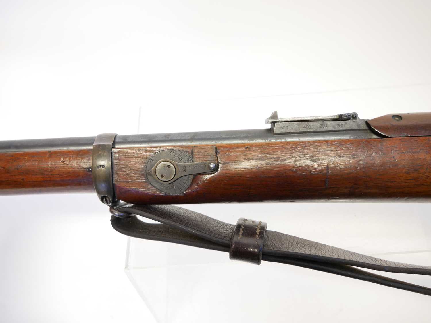 Long Lee Enfield .303 bolt action rifle, serial number 2719, 30 inch barrel with folding ladder - Image 18 of 20