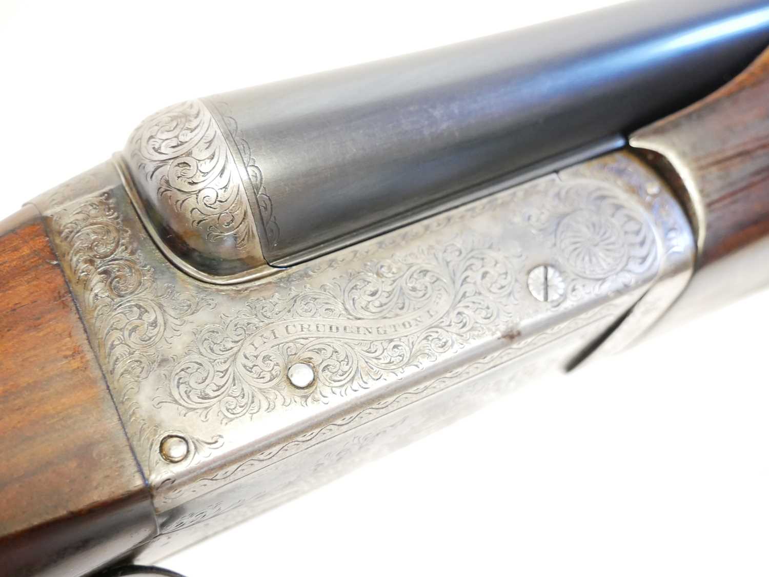 I.M. Crudgington of Bath 12 bore side by side shotgun, serial number 1400, 30 inch barrels with 3" - Image 6 of 17