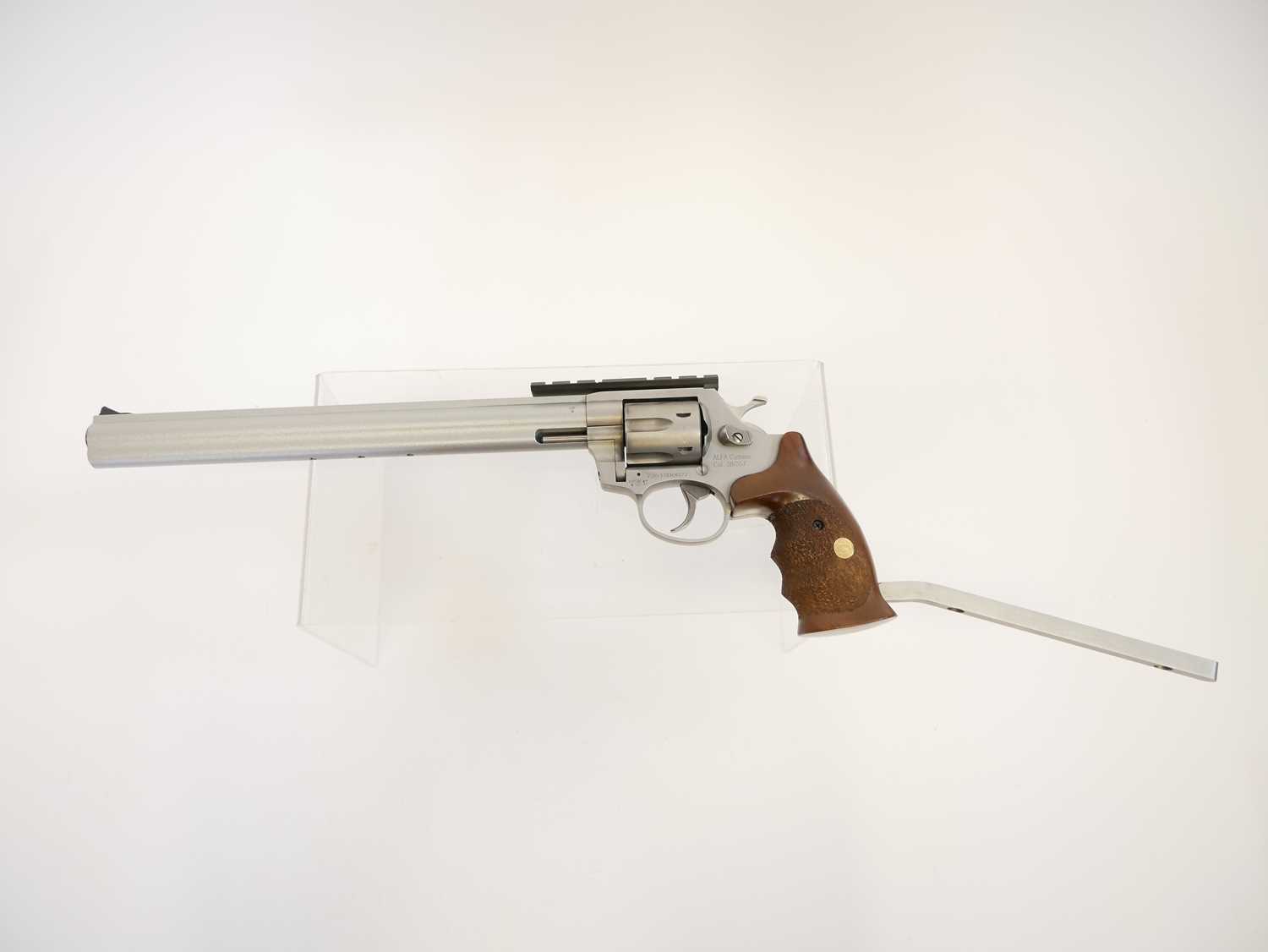 Alfa Brno .357 long barrel revolver, serial number 7351200627, 12 inch barrel, fitted with Picatinny - Image 8 of 13