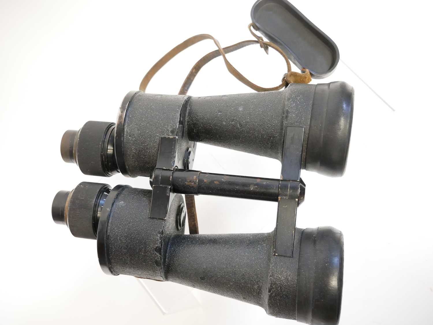 Pair of WWII German U-boat commanders 8x60 binoculars, stamped with manufacturer code BLC for Carl - Image 3 of 16