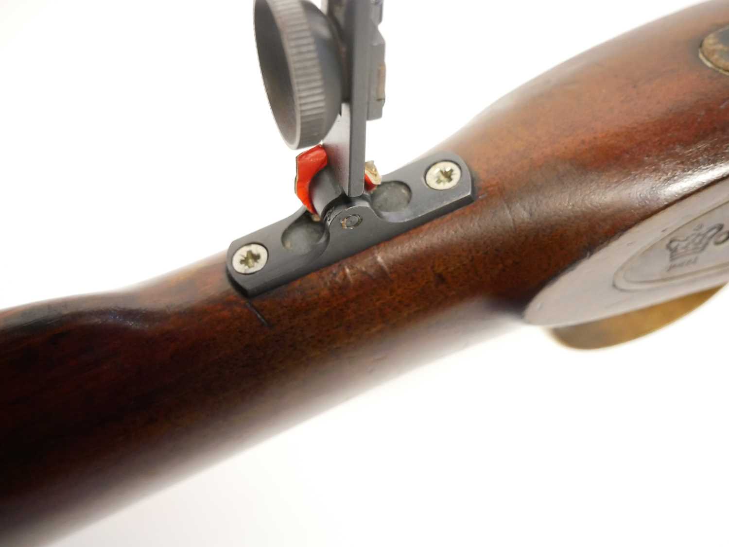 Parker Hale percussion muzzle loading .577 / .58 rifle, serial number 5214, 33 inch barrel with five - Image 6 of 11