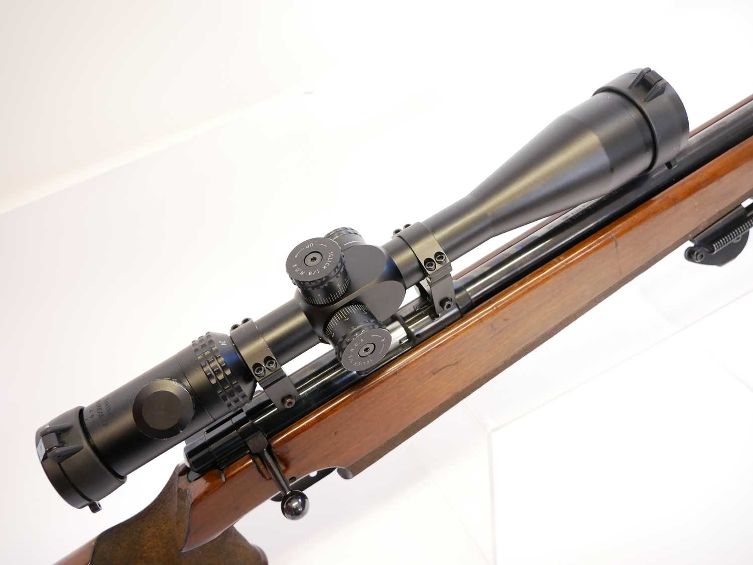 Anschutz .22 Model Match 54 bolt action rifle, serial number 111294, 26inch heavy profile barrel, - Image 6 of 12