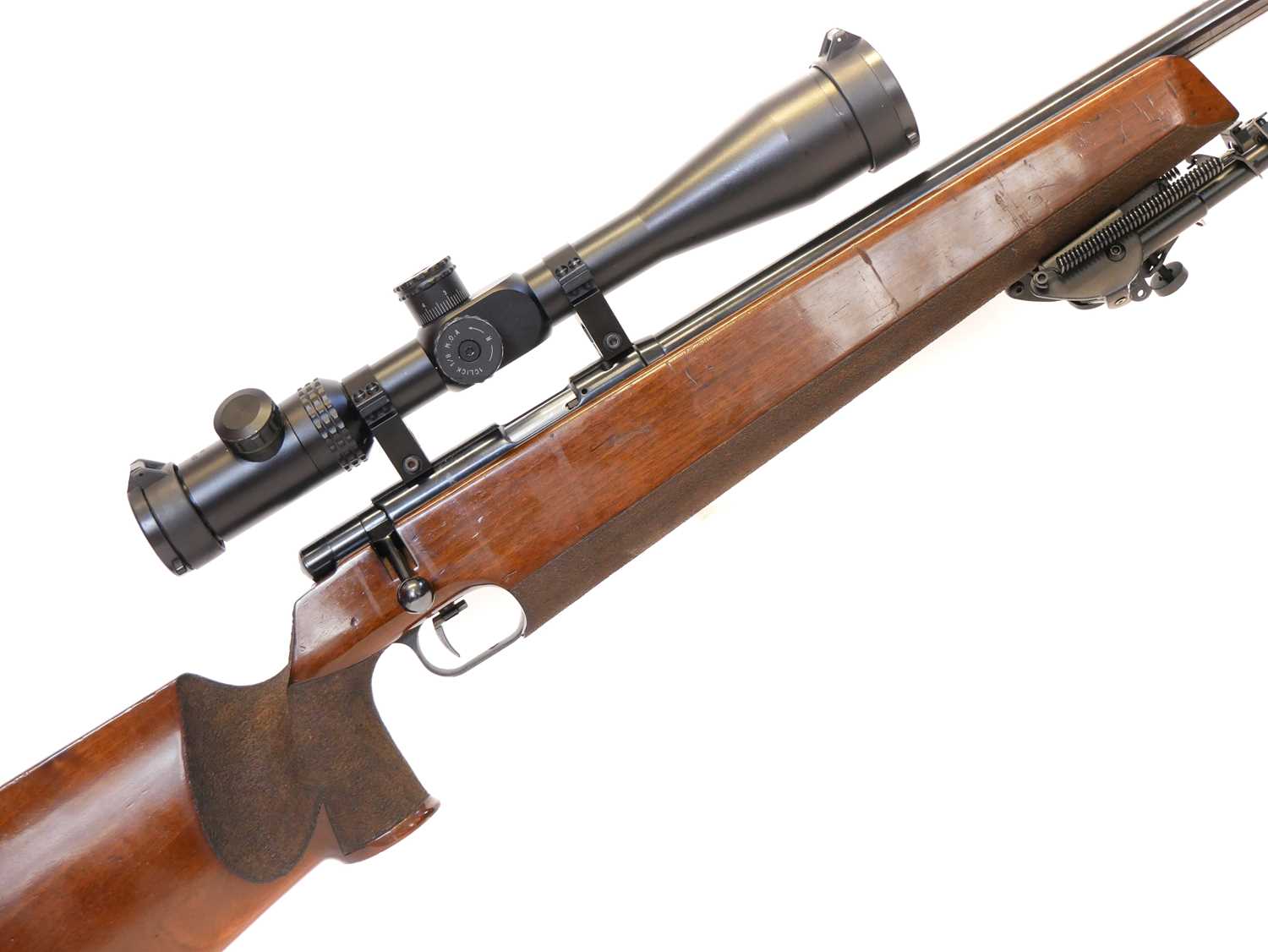 Anschutz .22 Model Match 54 bolt action rifle, serial number 111294, 26inch heavy profile barrel,