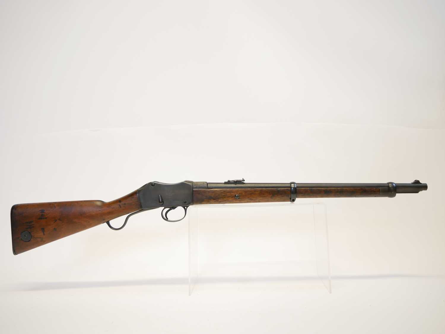Enfield Martini Henry 577/450 Cavalry Carbine IC1, with 20.5 inch barrel (saw cut to the breech) - Image 2 of 18