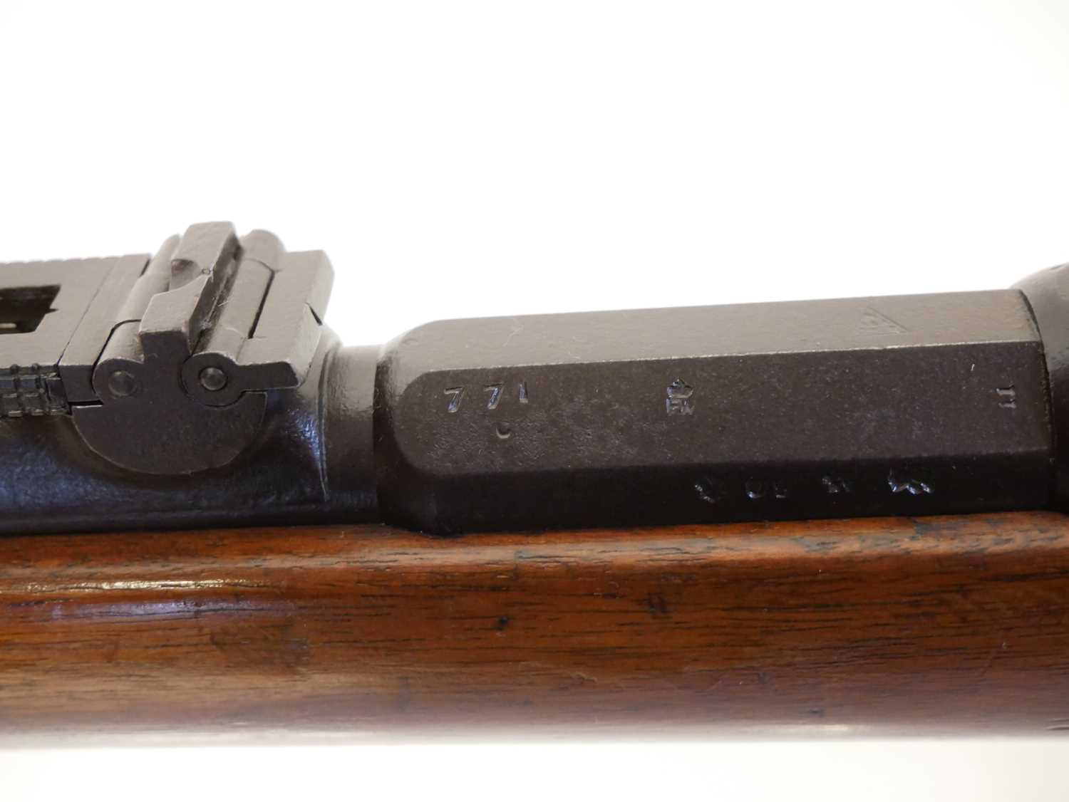 Rare British manufactured Mauser 1871 pattern 11x60R bolt action rifle, serial number 8177D, - Image 18 of 21