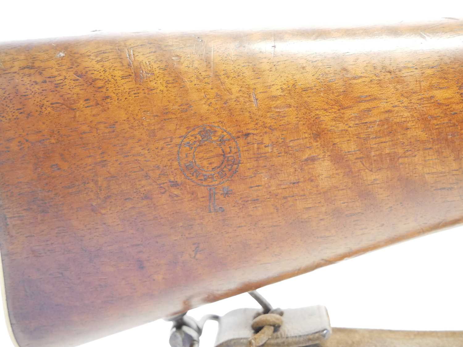 Long Lee Enfield .303 bolt action rifle, serial number 2719, 30 inch barrel with folding ladder - Image 4 of 20