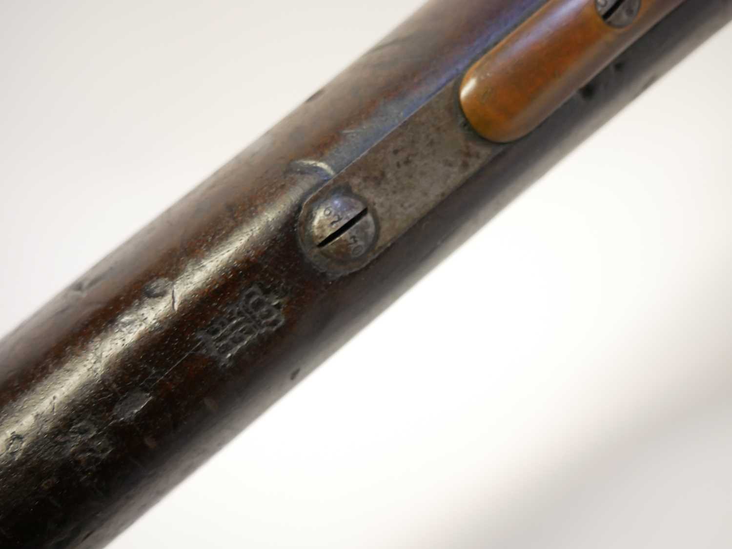 Mauser 1871 pattern 11x60R bolt action rifle, serial number 6770L, 33inch barrel secured by three - Image 11 of 20