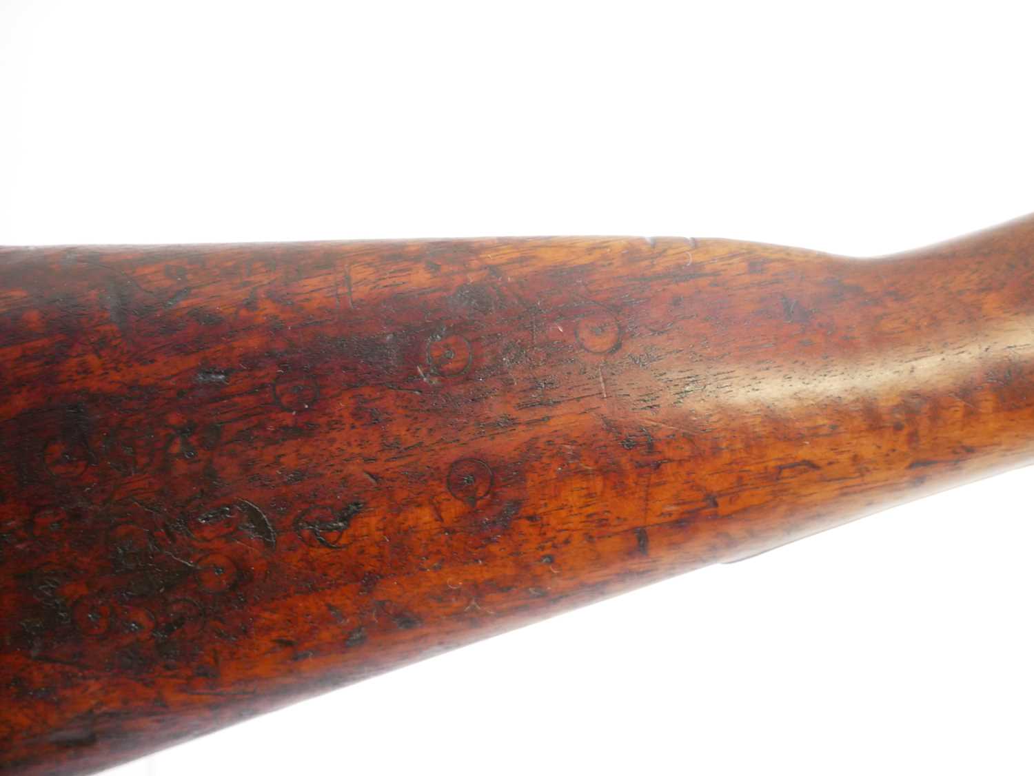 Percussion P42 .750 musket, 39inch sighted barrel, the lock stamped with a crown and VR over Tower - Image 5 of 19